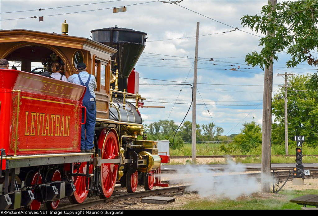 CPRR Leviathan Steam Locomotive